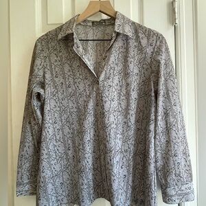 Women’s Gray Patterned Shirt